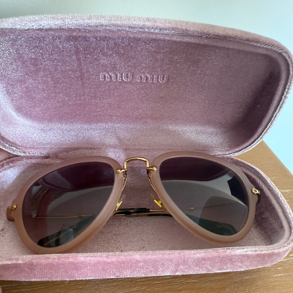 Miu Miu Brown Sunglasses